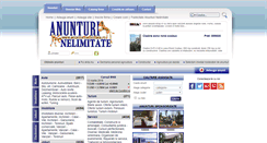 Desktop Screenshot of anunturinelimitate.ro